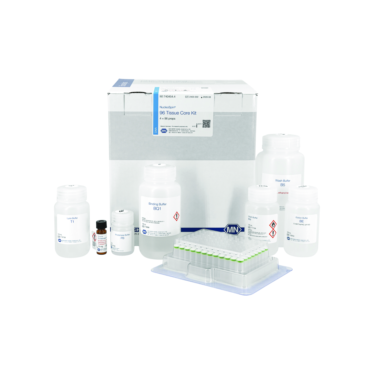 Search NucleoSpin 96 Tissue Core, kits Macherey-Nagel GmbH & Co. KG (977565) 
