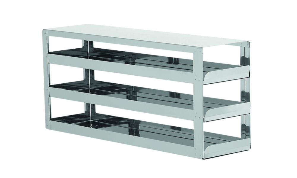Search Racks with drawers for upright freezers, stainless steel, for boxes with 75 mm height TENAK A/S (10945) 