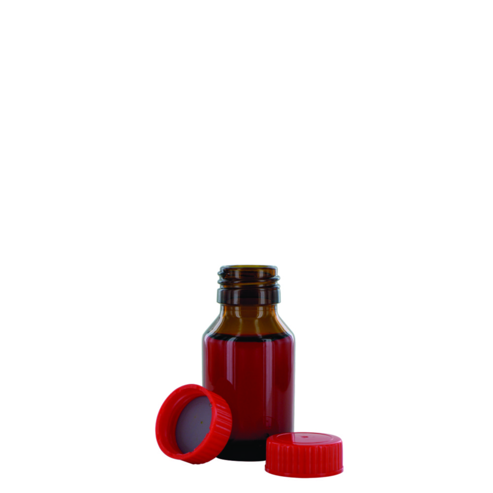 Search Narrow-mouth bottles, glass, amber, PTFE-lined screw caps Behr Labor-Technik GmbH (555193) 