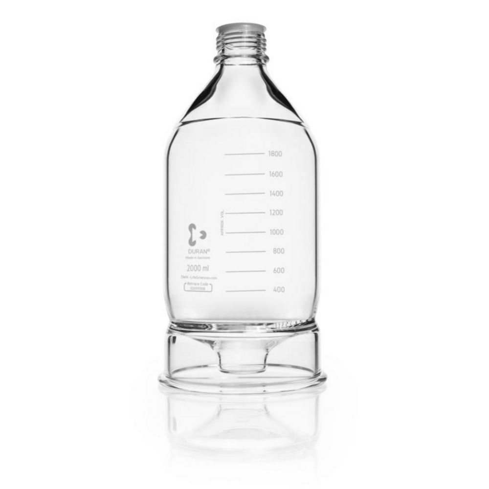 Search HPLC reservoir bottles DURAN, borosilicate 3.3 glass, with conical base DWK Life Sciences GmbH (Duran) (8058) 