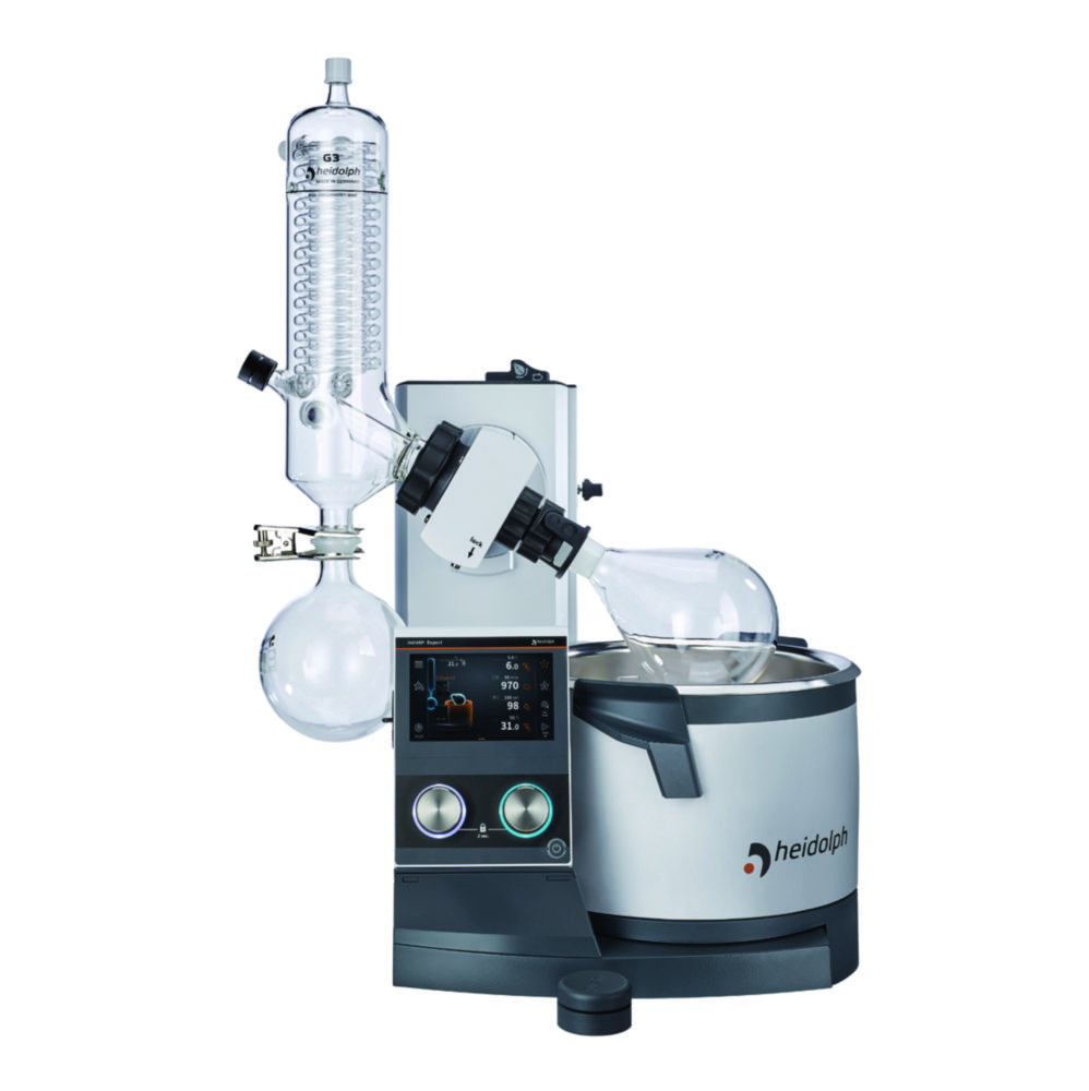 Search Rotary Evaporators Hei-VAP Expert Control, with hand lift, vertical condenser Heidolph Scientific (885524) 