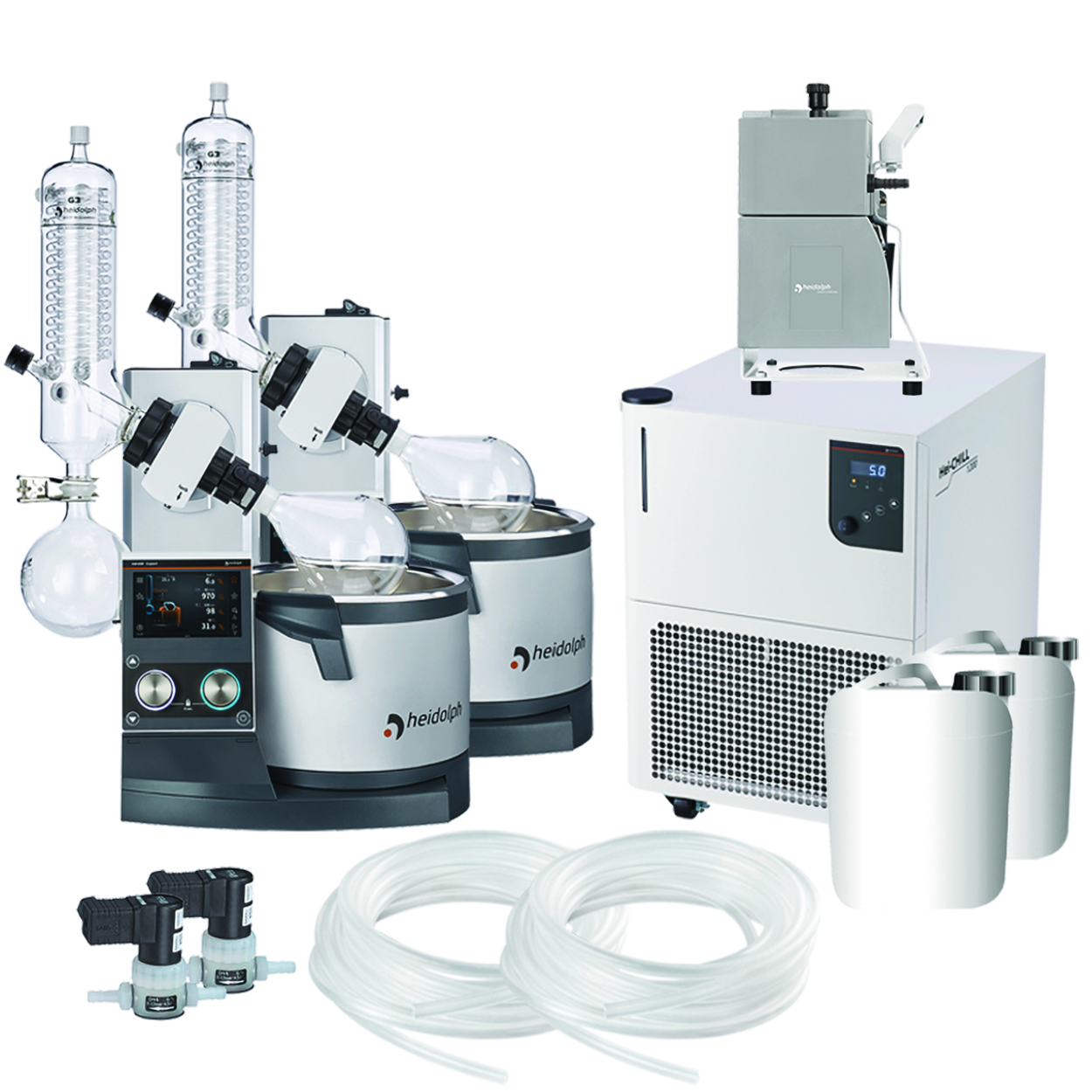 Search Rotary Evaporators Hei-VAP Expert Control Twin VAP Package Heidolph Scientific (885876) 