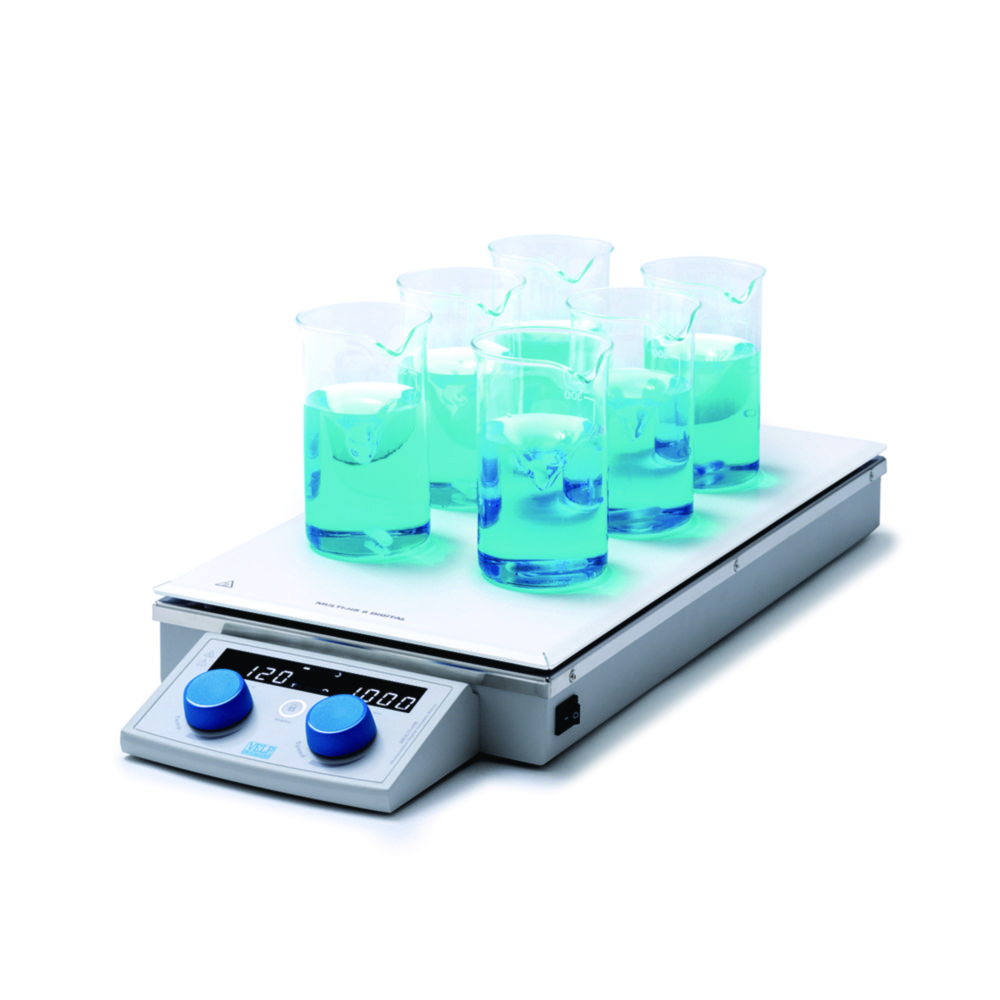 Search Multiposition magnetic stirrer with heating Multi-HS digital Velp Scientifica SRL (10565) 
