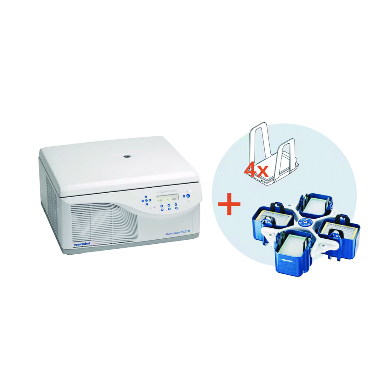 Search Benchtop centrifuges 5920 R (General Lab Product), with rotor S-4x1000, Plate/Tube buckets, plate Eppendorf SE (992253) 