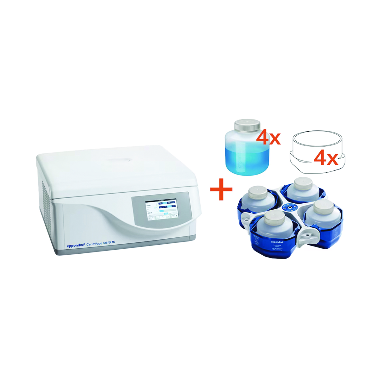 Search Benchtop centrifuges 5910 Ri (General Lab Product) with rotor S-4xUniversal, incl. universal bucke Eppendorf SE (848394) 