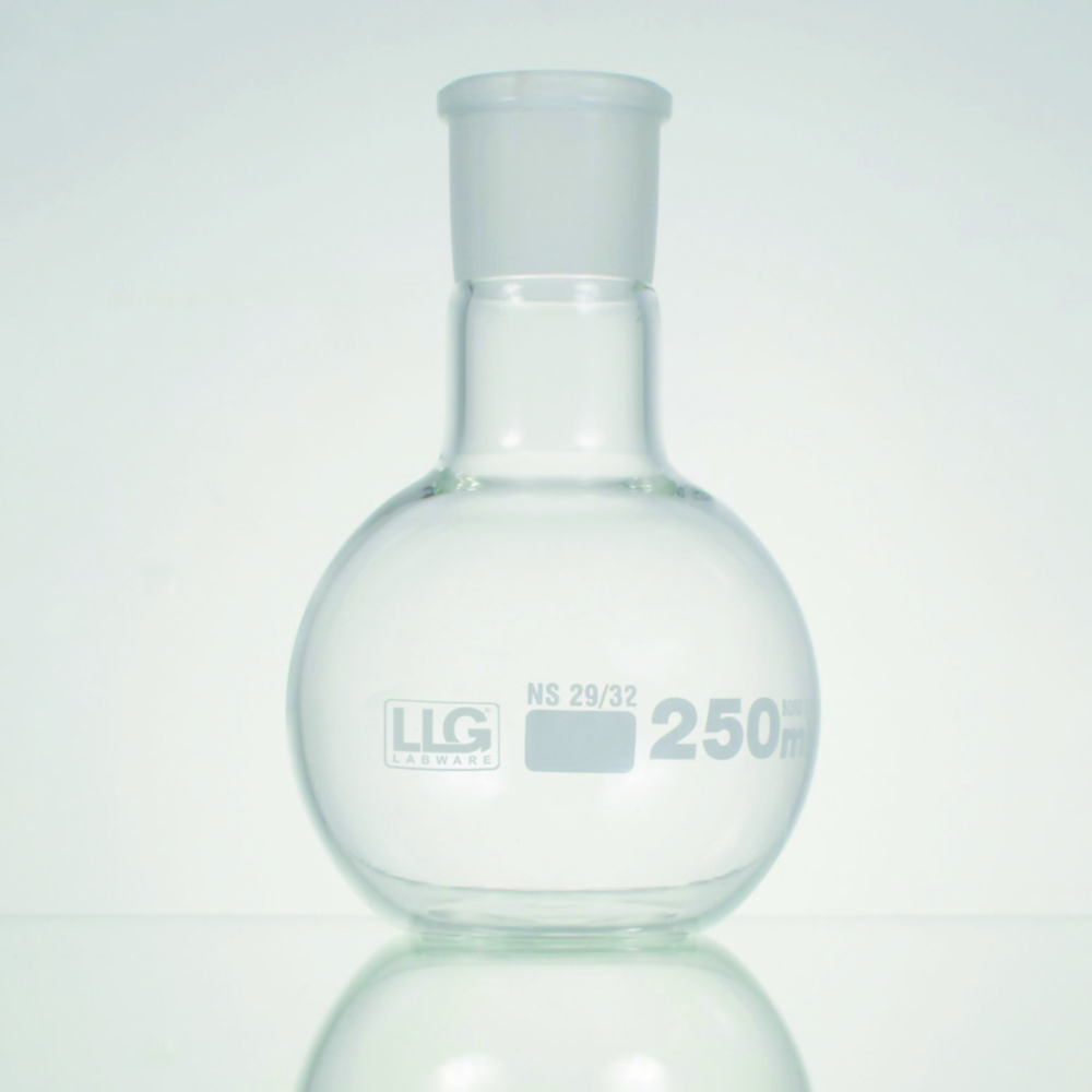 Search LLG-Standing flasks with standard ground joint, borosilicate glass 3.3 LLG Labware (589338) 