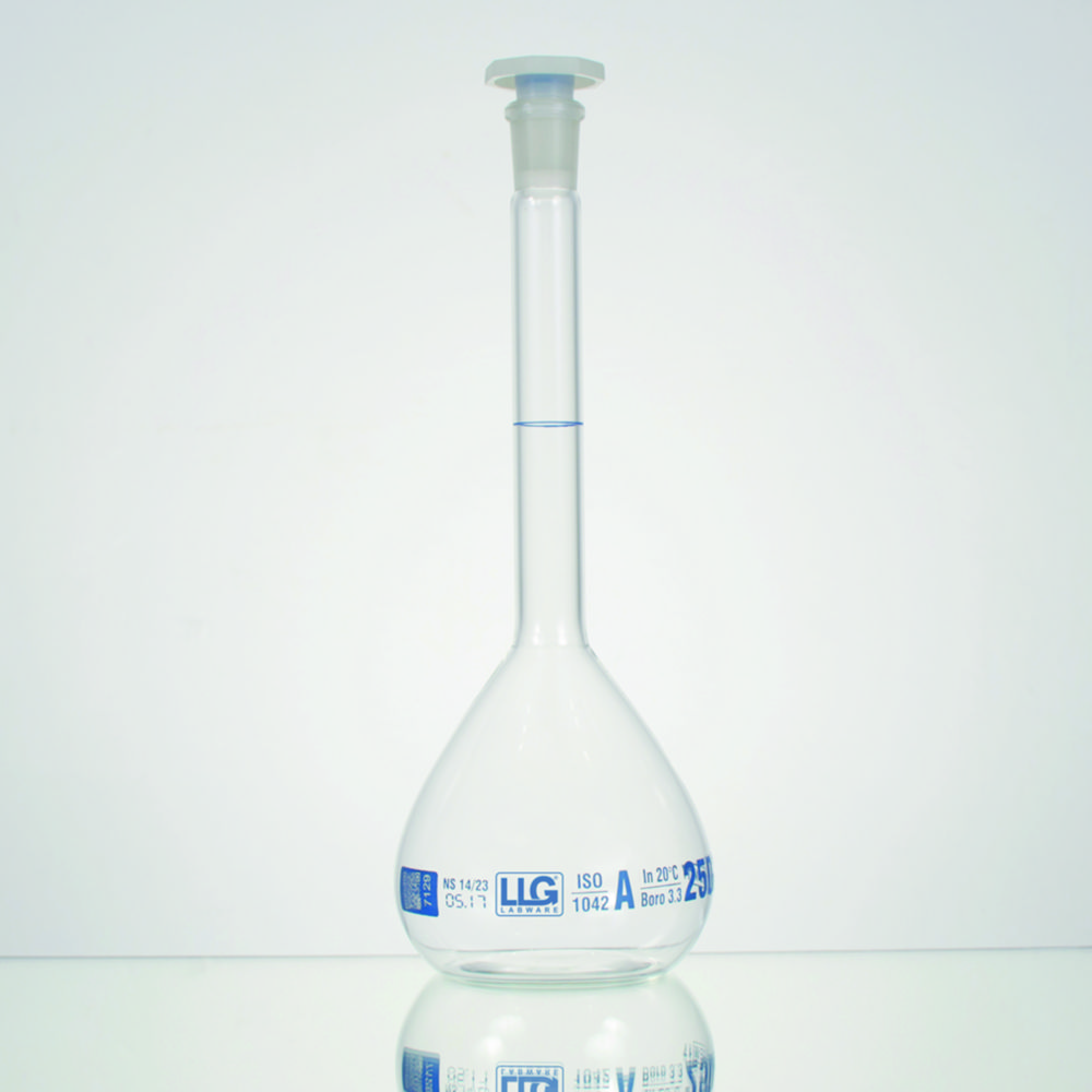 Search LLG-Volumetric flasks, borosilicate glass 3.3, class A LLG Labware (589276) 