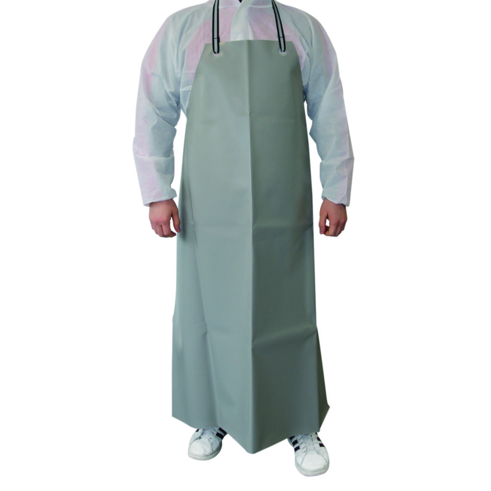 Search LLG-Working and chemical protective aprons Guttasyn, PVC/PE, light grey LLG Labware (569548) 