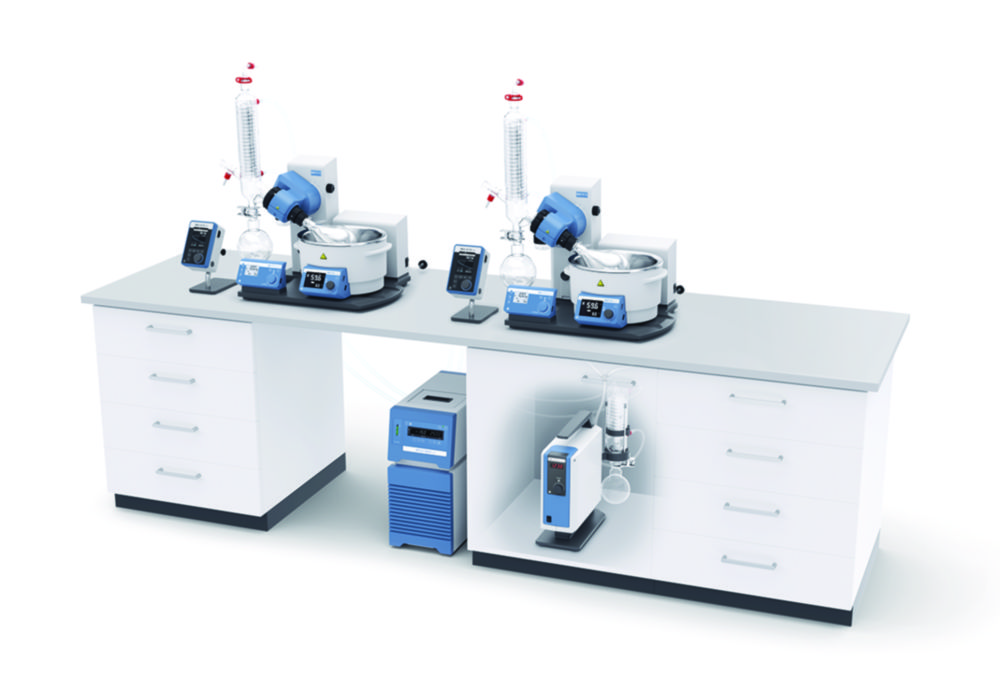 Search Rotary evaporator package RV 10 digital pro V double Complete IKA-Werke GmbH & Co.KG (590598) 