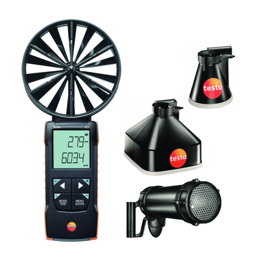 Search Vane anemometer testo 417, Funnel kit 2 Testo SE & CO KGaA (664722) 