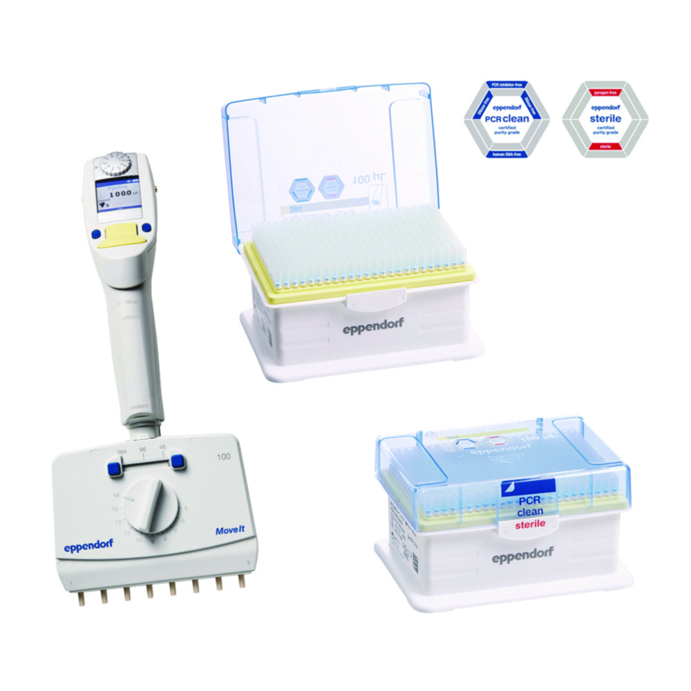 Search Multichannel microliter pipettes Eppendorf Xplorer plus Move It, variable, Eppendorf SE (814770) 