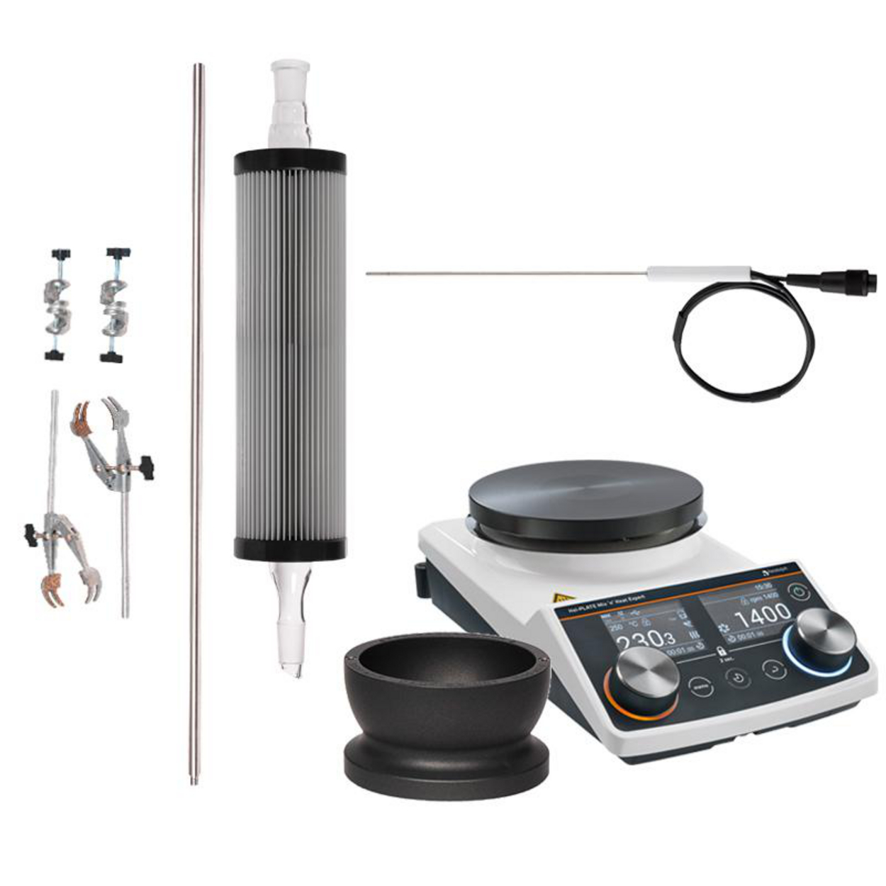 Search Magnetic stirrer Hei-PLATE Mix'n'Heat Expert Reflux Heidolph Scientific (1001841) 
