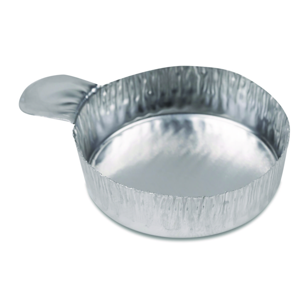Search Weighing dishes, aluminium, crinkled walls, with finger tab Heathrow Scientific LLC (889628) 