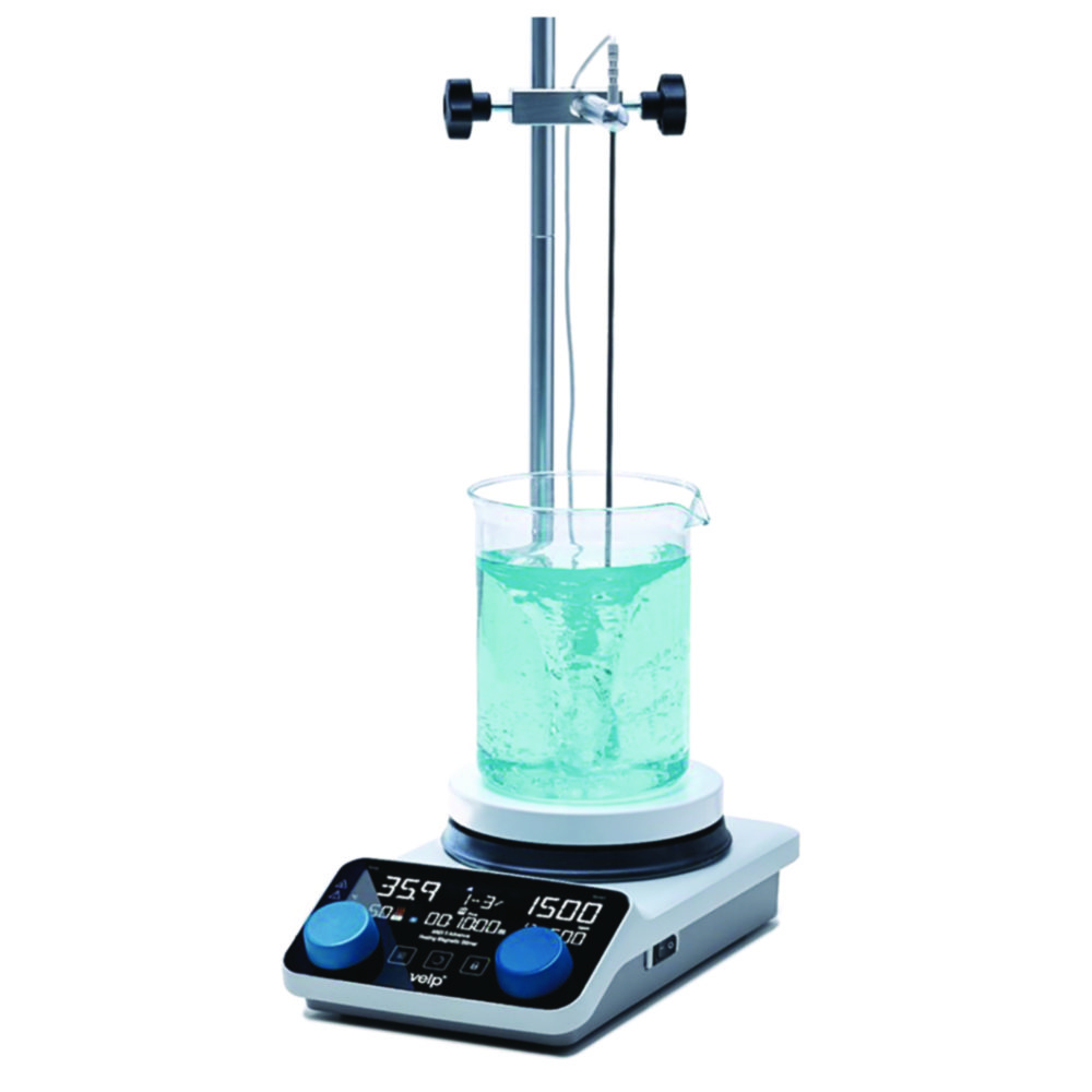 Search Magnetic stirrer with heating AREX 5 Advance System, with temperature probe, rod and clamp Velp Scientifica SRL (893027) 