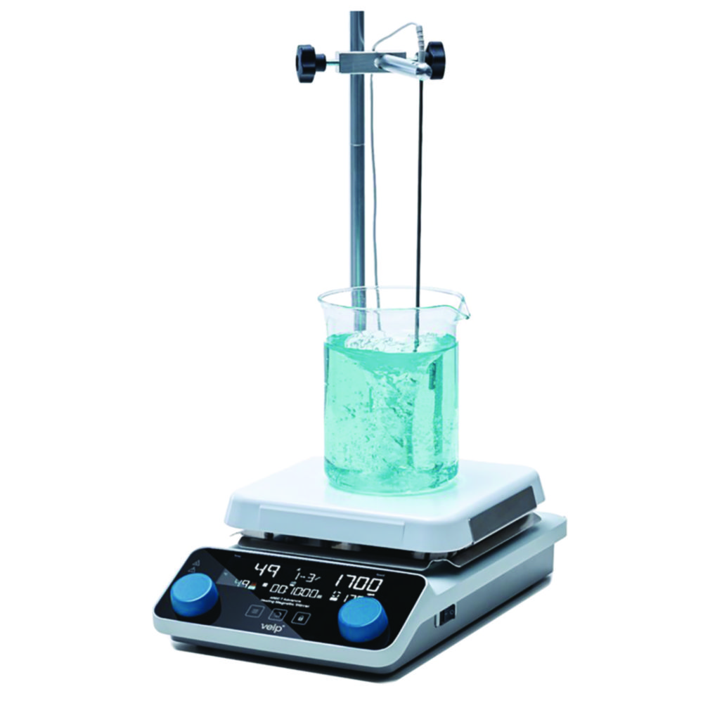Search Magnetic stirrer with heating AREC 7 Advance System, with temperature probe, rod and clamp Velp Scientifica SRL (893083) 