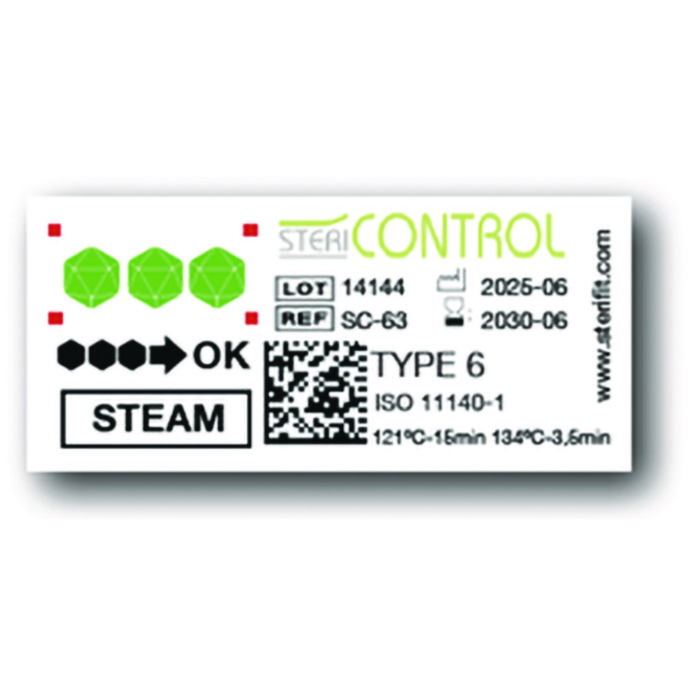 Search Steam Indicator Strips STERICONTROL SC-63 STERIFIT Srl (941241) 