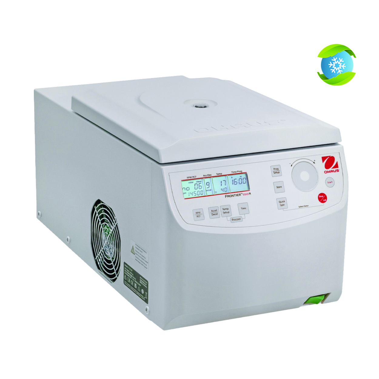 Search Microcentrifuge Frontier FC5513R, without rotor, cooled Ohaus GmbH (864495) 