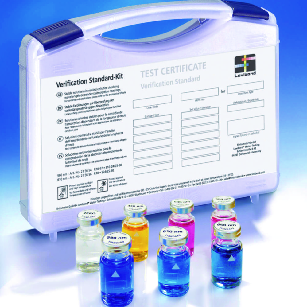 Search Verification standard kits Tintometer GmbH (932590) 