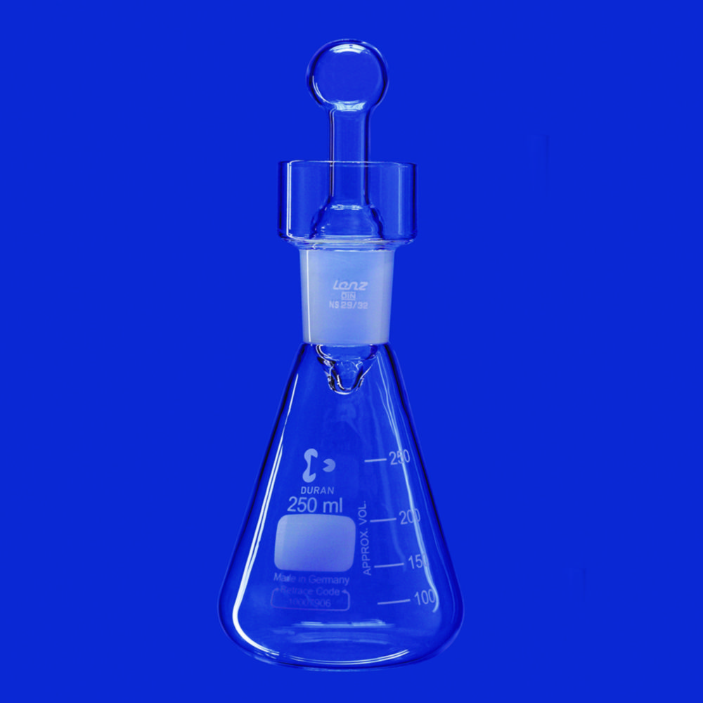 Search Iodine determination flasks, with collar, DURAN Lenz-Laborglas GmbH & Co. KG (774541) 