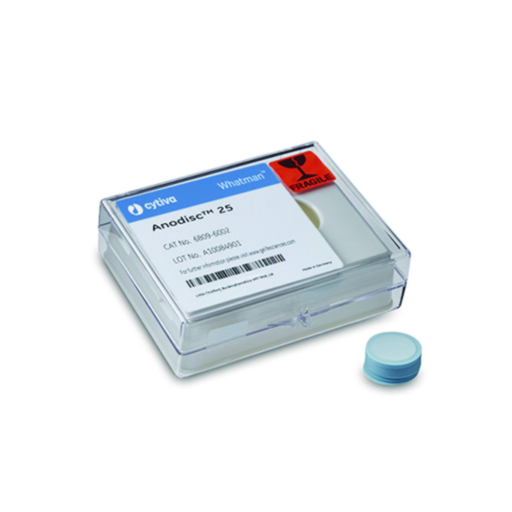 Search Membrane filters, inorganic, Anodisc Cytiva Europe GmbH (5211) 