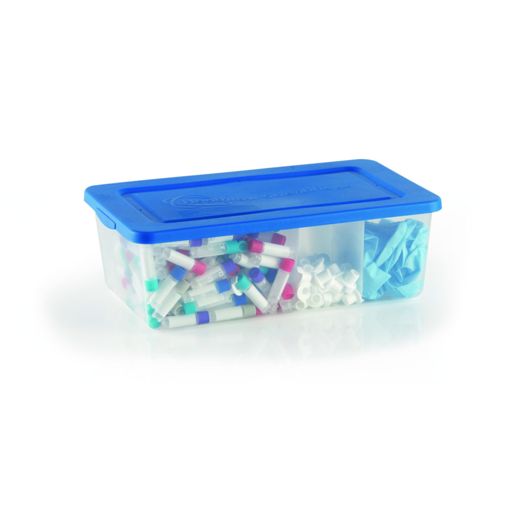 Search Storage container Tubby, PP, with lid and divider Heathrow Scientific LLC (8784) 