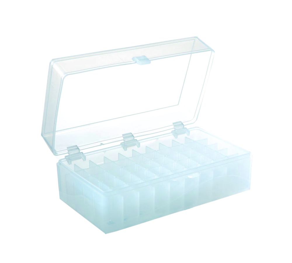 Search Microtube Storage Boxes, PP, 50-/100-Well Heathrow Scientific LLC (604) 