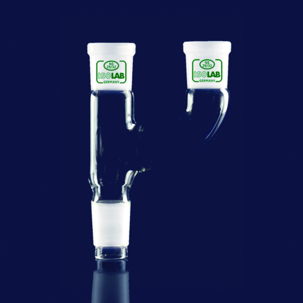 Search Multiple Adapters, 2 necks, borosilicate glass 3.3 ISOLAB Laborgeräte GmbH (9736) 