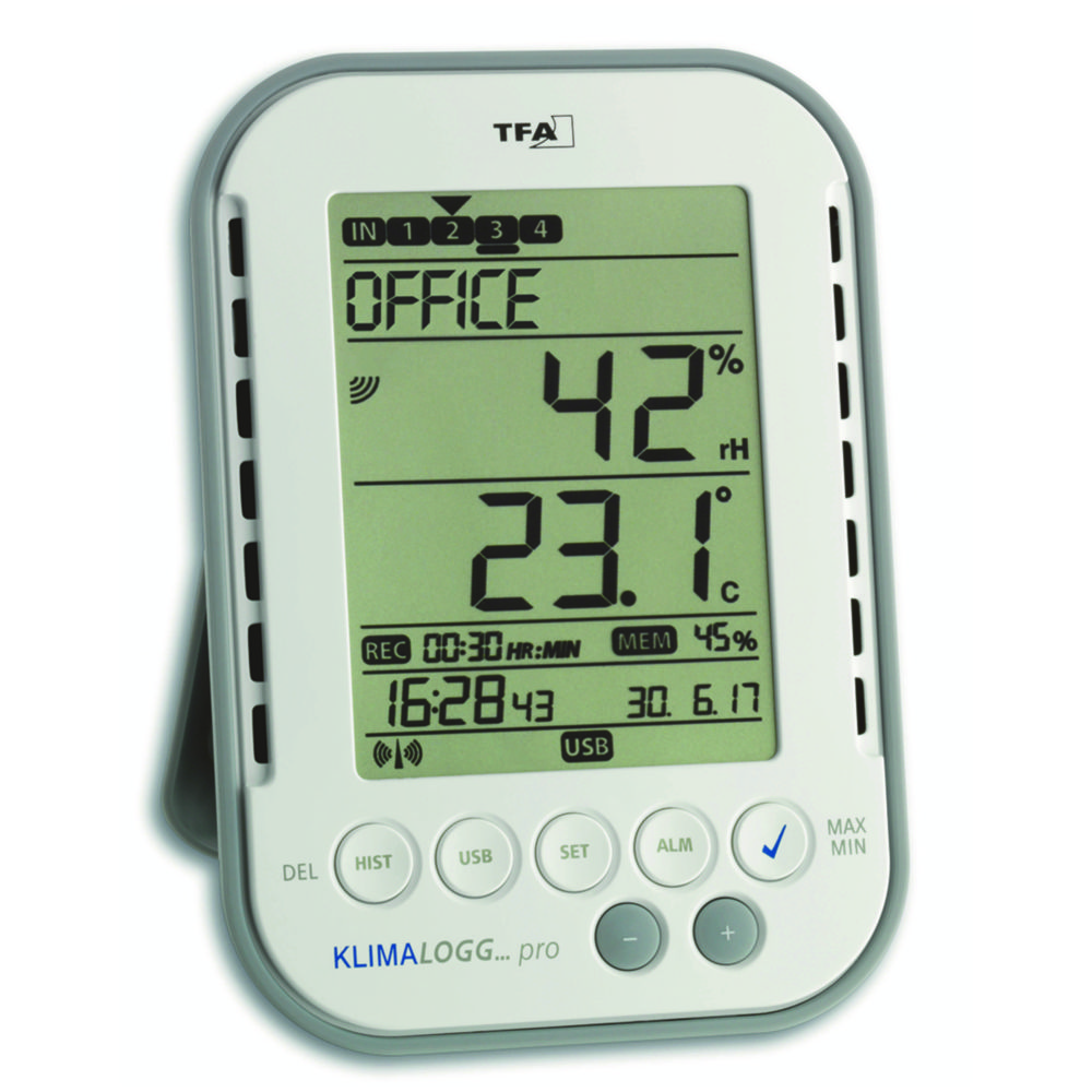 Search Professional thermo-hygrometer with data logger KlimaLogg Pro TFA Dostmann GmbH & Co.KG (4753) 