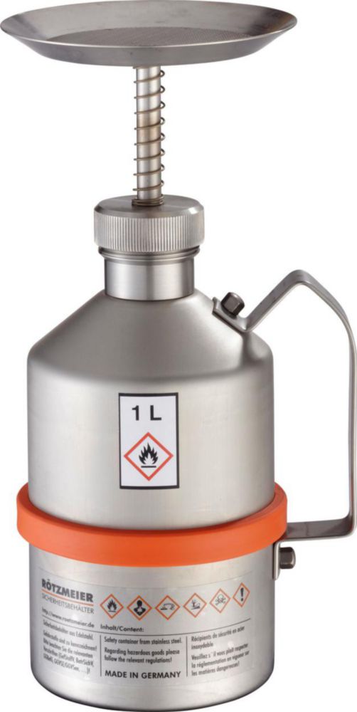 Search Rötzmeier Sicherheitsbehälter (11025)-Moistener, stainless steel
