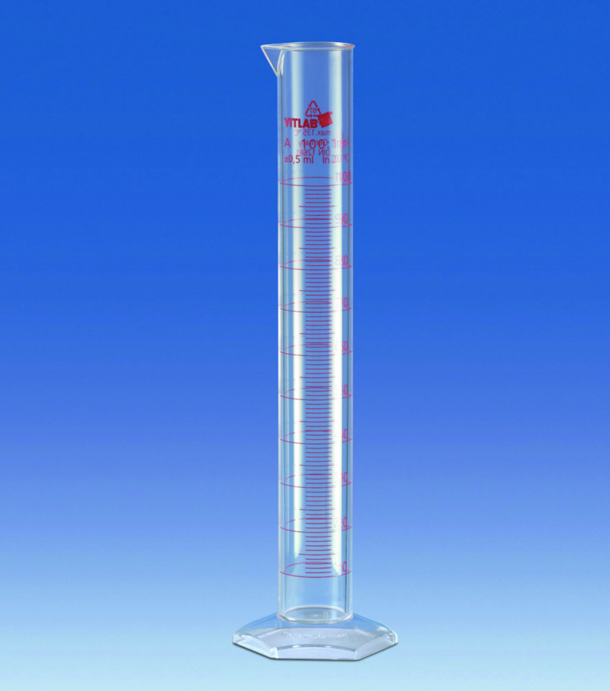 Search Graduated cylinders, PMP, Class A, tall form VITLAB GmbH (4429) 