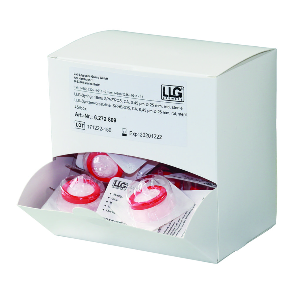 Search LLG Labware (2579)-LLG-Syringe filters , cellulose acetate