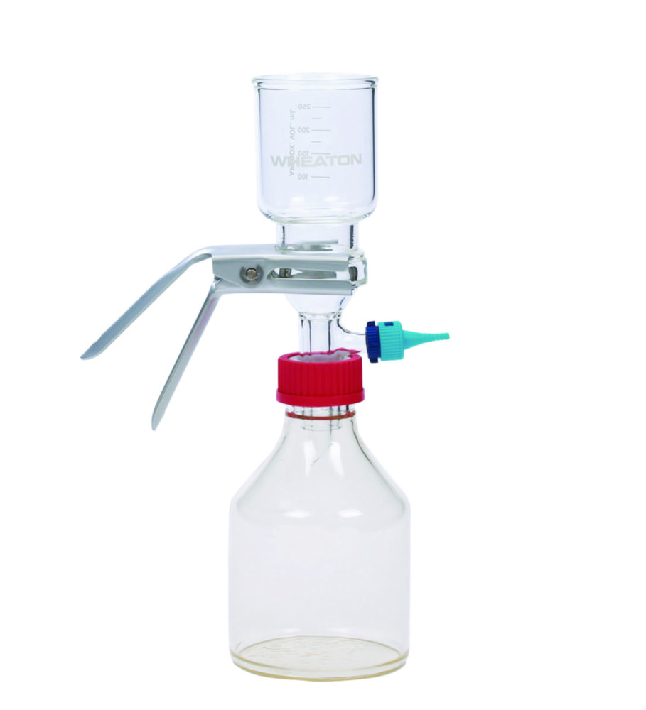 Search DWK Life Sciences Inc.(Wheaton (4634)-Filtering apparatus with stainless steel support