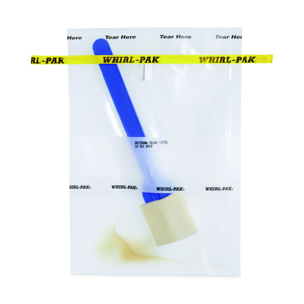 Search Sample bag Whirl-Pak PolyProbe, with PU sponge (hydrated) and detachable handle Nasco Sampling LLC (800596) 