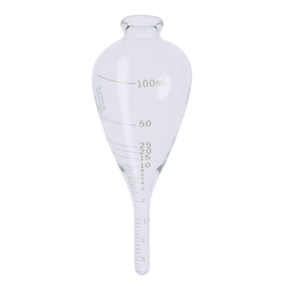 Search ASTM Centrifuge Tubes, pear-shaped, with conical base, borosilicate glass 3.3 DWK Life Sciences GmbH (Kimble) (5040) 