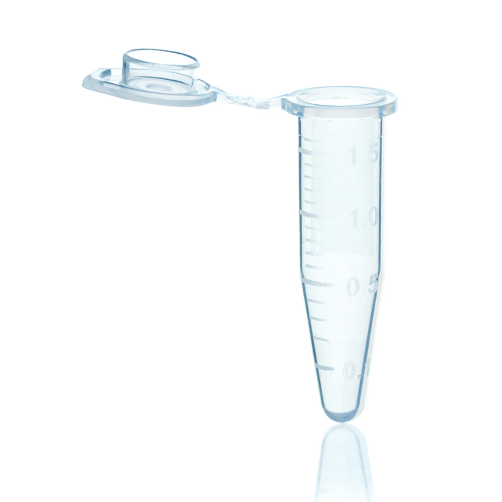 Search Reaction tubes with attached lid, PP, BIO-CERT® PCR QUALITY BRAND GMBH + CO.KG (420903) 