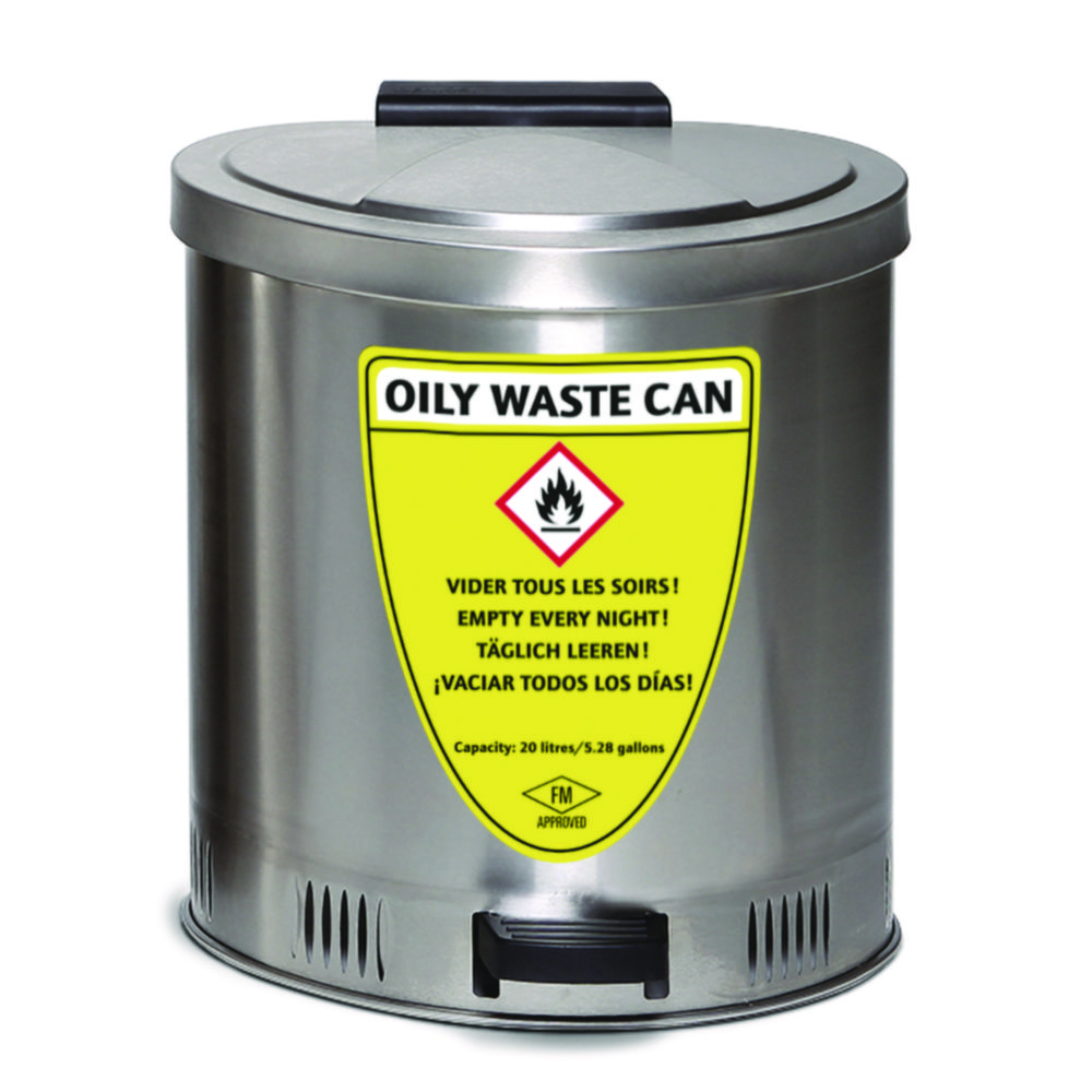 Search Disposal bin, stainless steel asecos GmbH (6405) 