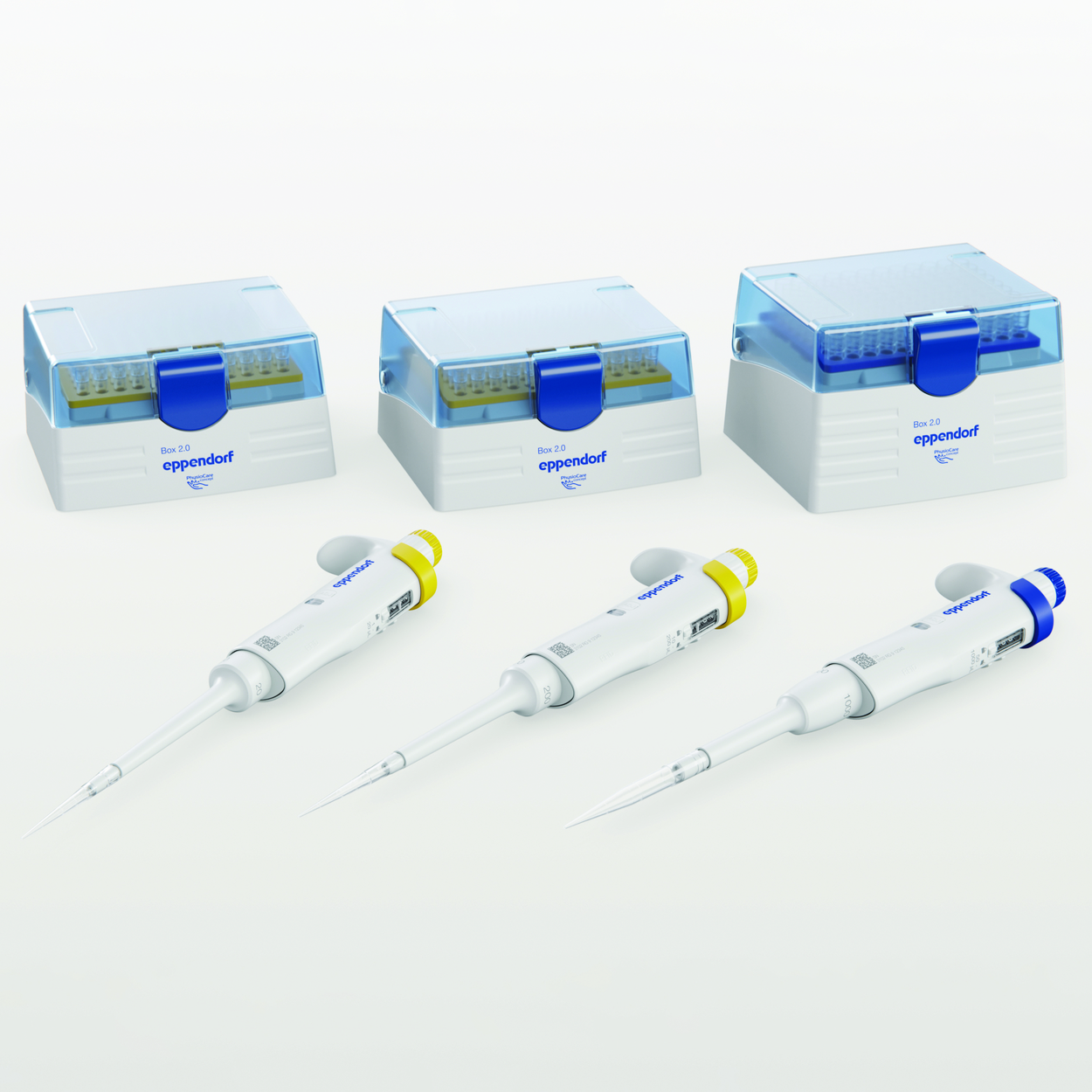 Search Single-channel microlitre pipettes Research 3 neo, 3-pack, option 2 Eppendorf SE (985662) 