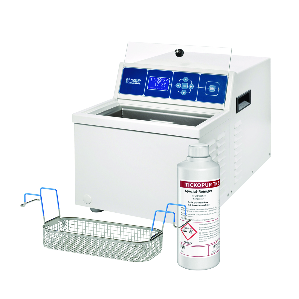 Search Ultrasonic bath with cooling SONOCOOL, laboratory set Bandelin electronic (1000713) 
