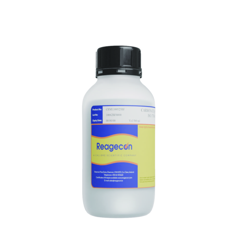 Search Carbonate pH buffer solution at 25 °C, certified reference material (CRM) Reagecon Diagnostics Ltd. (881622) 