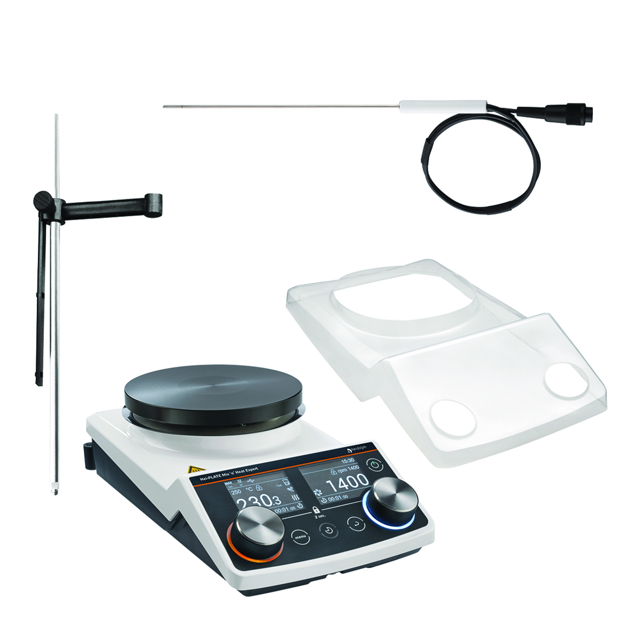 Search Magnetic stirrer Hei-PLATE Mix'n'Heat Expert Sensor Advanced Heidolph Scientific (1001693) 