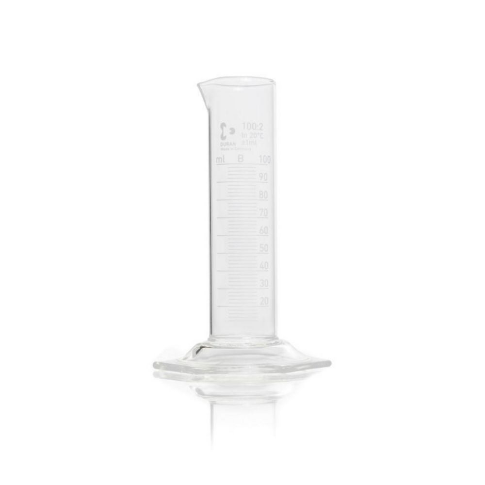 Search Measuring cylinders DURAN, low form, class B, white graduations DWK Life Sciences GmbH (Duran) (8844) 