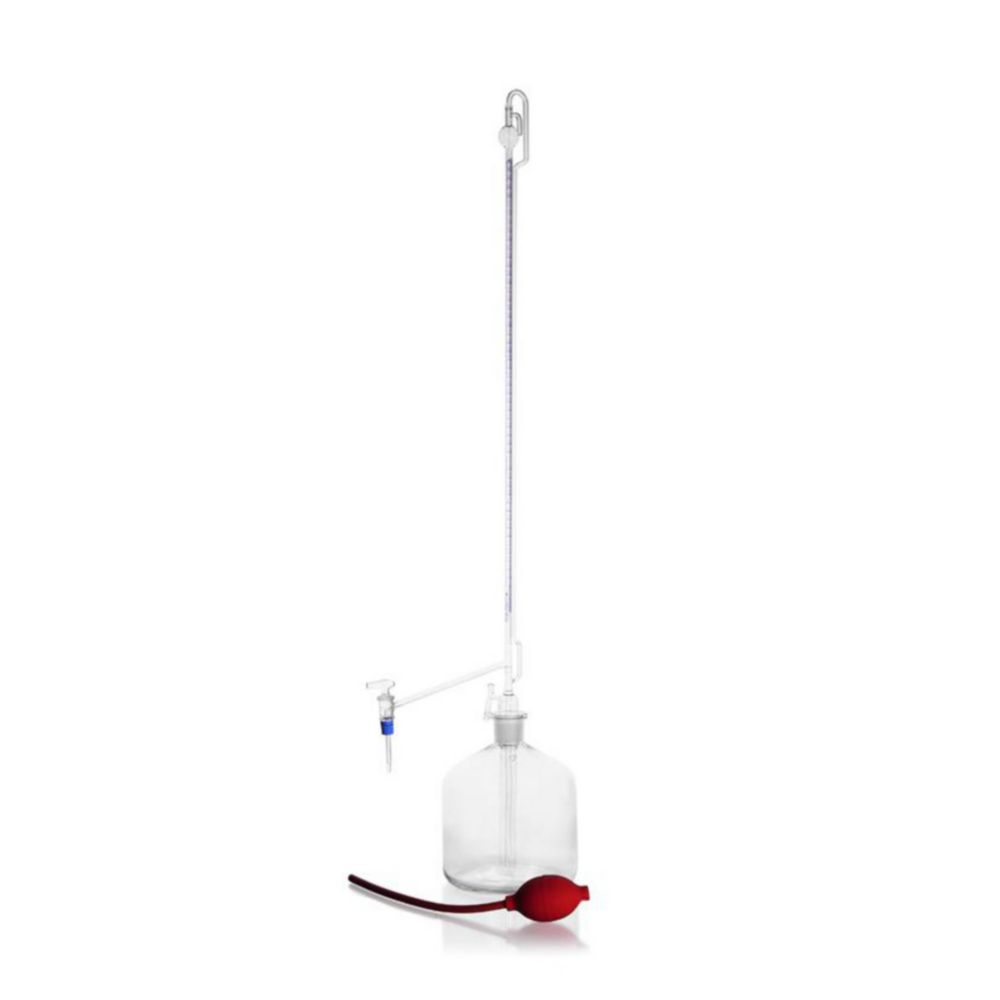Search Automatic burettes, Pellet pattern, DURAN, class AS, with glass key, bottle and blow b DWK Life Sciences GmbH (Duran) (980873) 