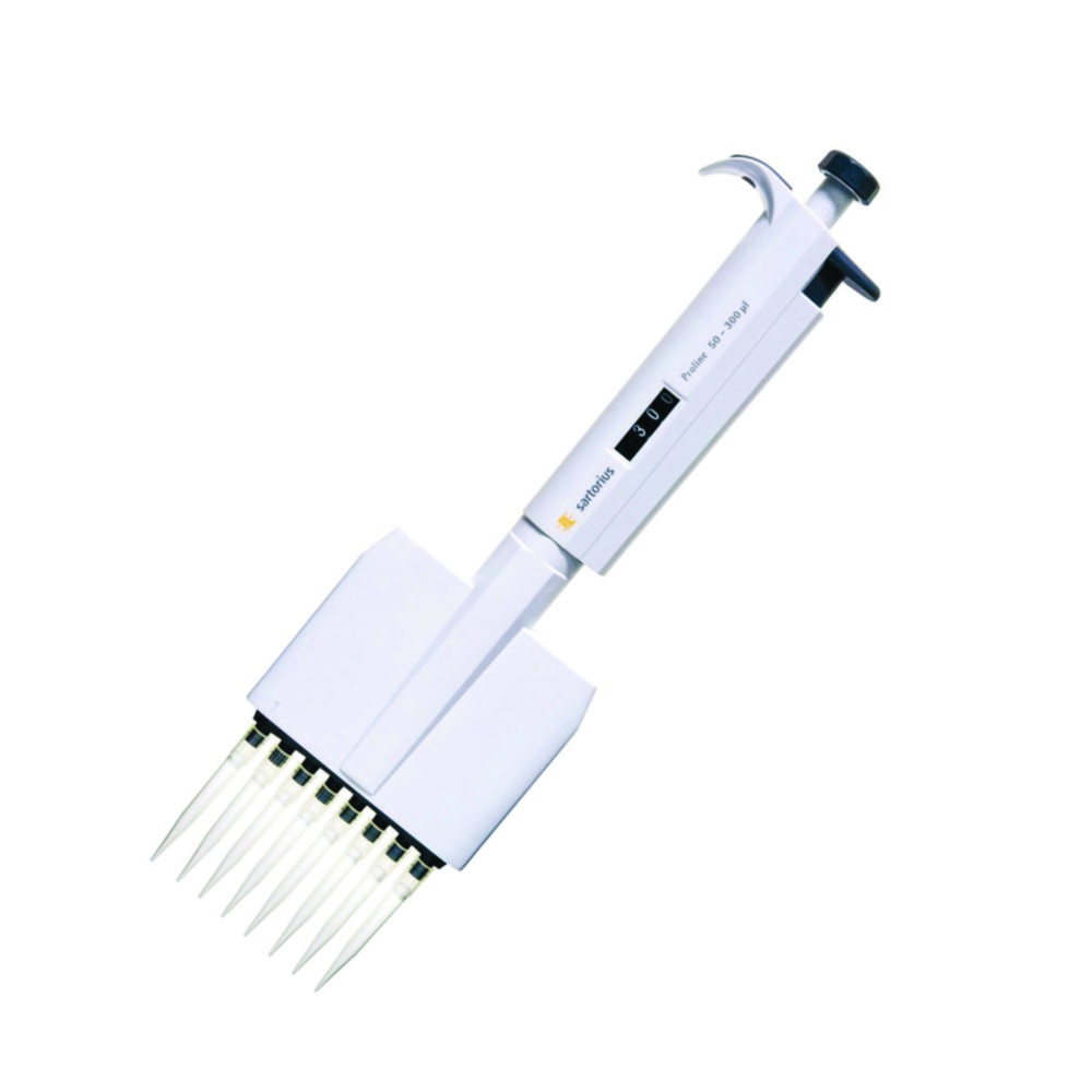 Search Multichannel pipettes, Proline, mechanical, variable, 8- and 12-channel Sartorius Lab Instruments(Bio) (6145) 