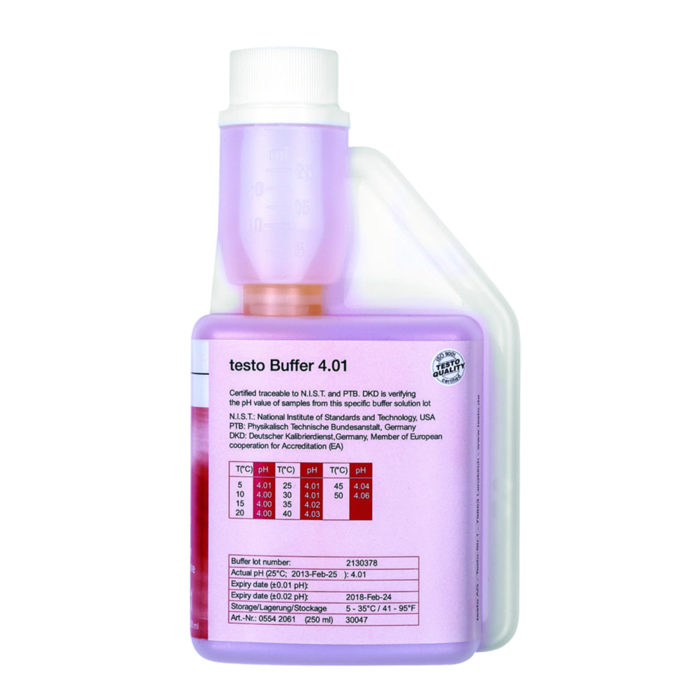 Search pH buffer solution for testo 205/206 Testo SE & CO KGaA (10097) 