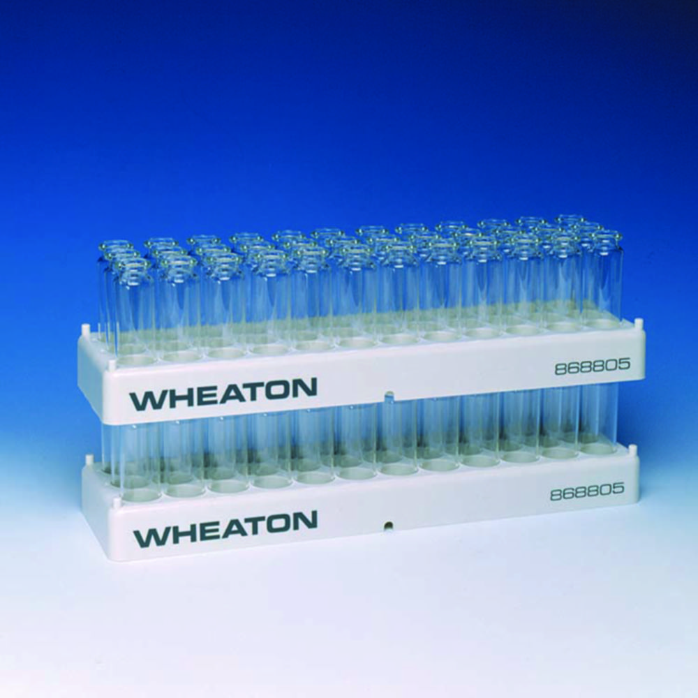 Search Rack for Vials, PP DWK Life Sciences Inc.(Wheaton (5495) 