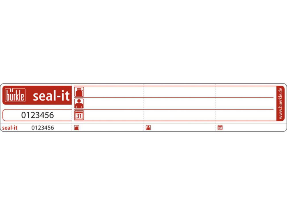 Search Anti-tamper seal-it, self-adhesive roll Bürkle GmbH (7816) 