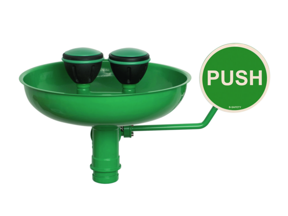 Search Safety Eye Showers with two shower heads, with bowl, for surface mounting B-Safety GmbH (910495) 