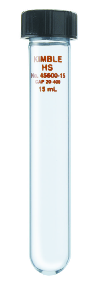 Search High speed centrifuge tube, borosilicate glass, with screw cap DWK Life Sciences GmbH (Kimble) (798999) 