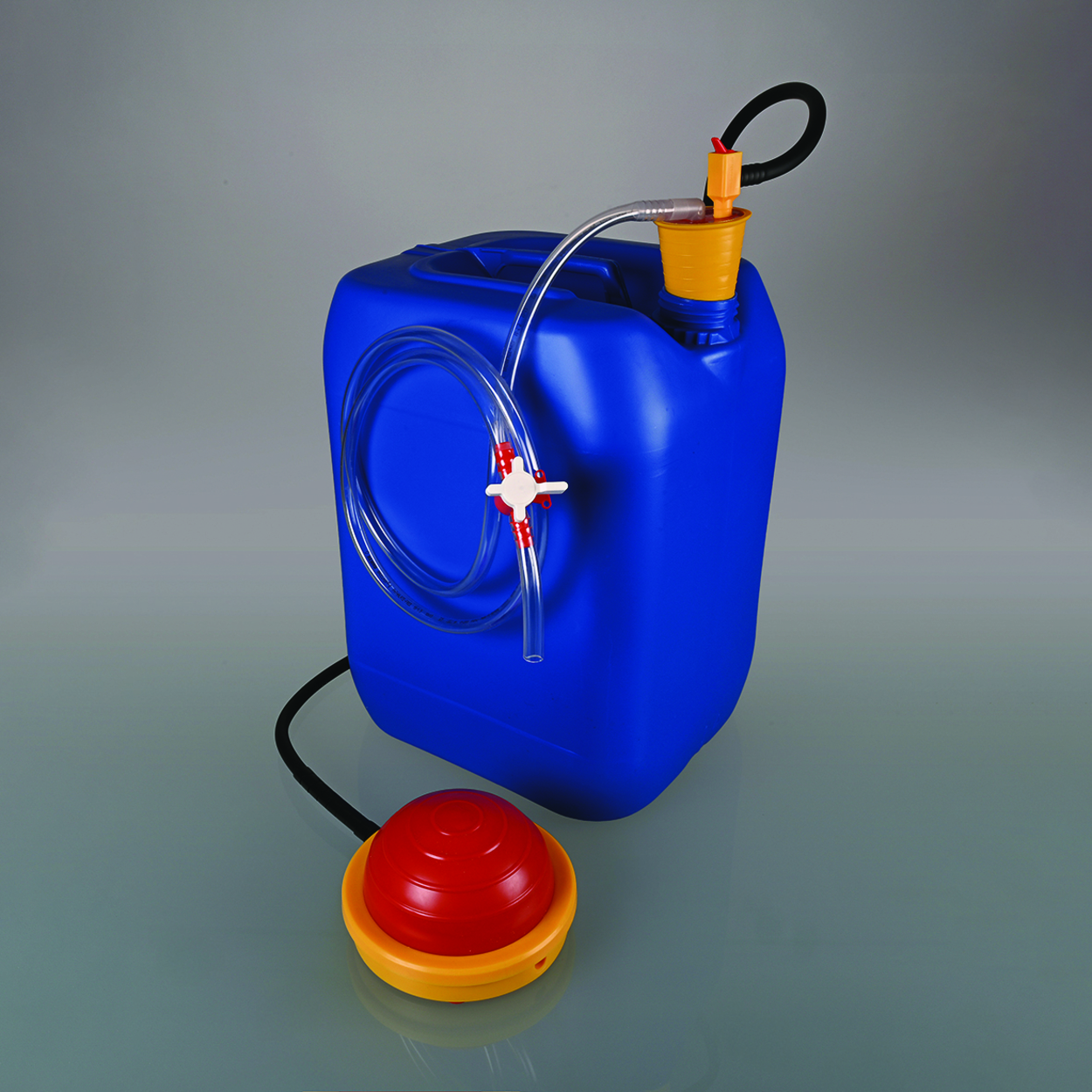 Search Bürkle GmbH (594106)-Foot pumps OTAL, PP, with tube and stopcock
