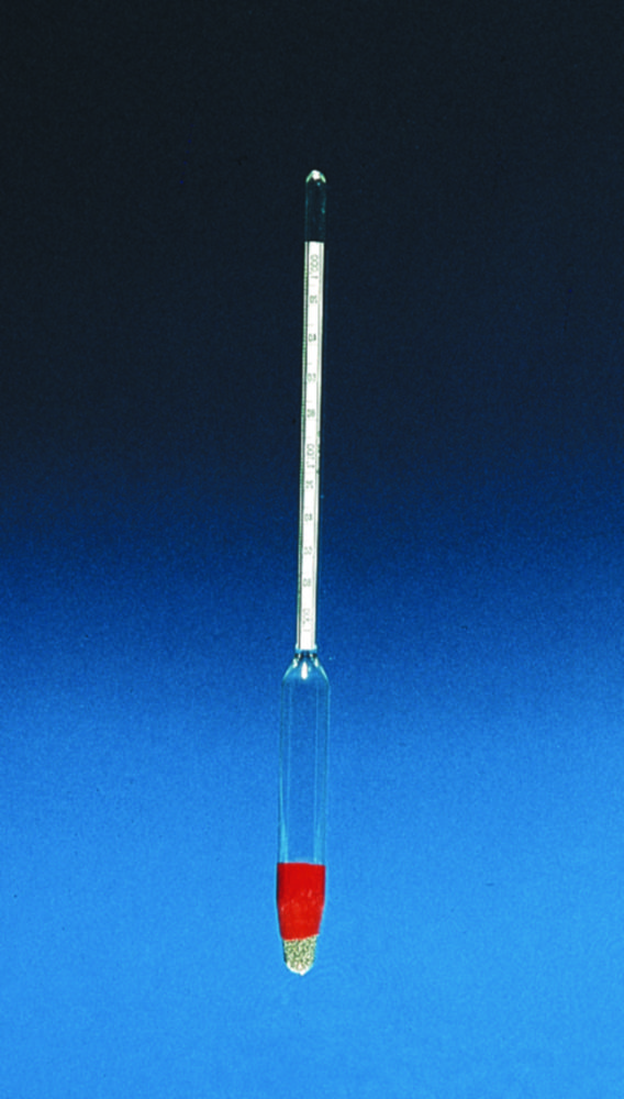 Search Hydrometers, relative density (S.G.) GECO Gering (52) 